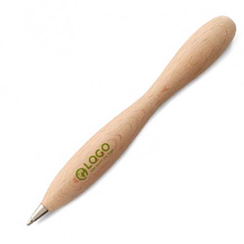 Houten pen met bolling | Eco geschenk